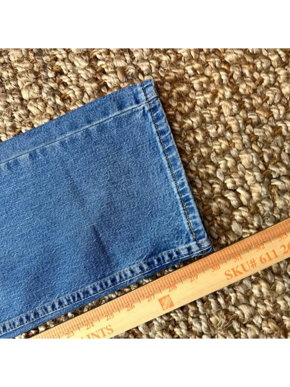 New Levi's 505 Regular Fit Straight Leg Blue Denim Jeans Mens W34 L32